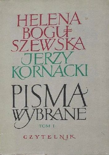 Pisma wybrane: Tom I
