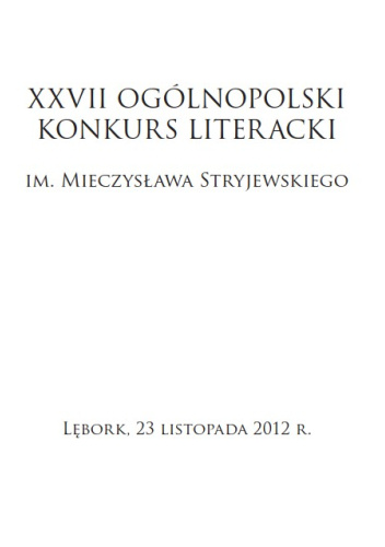XXVII Konkurs Literacki - utwory nagrodzone i wyróżnione