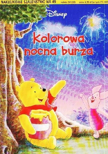 Naklejkowe szaleństwo nr 49. Kubuś Puchatek. Kolorowa nocna burza