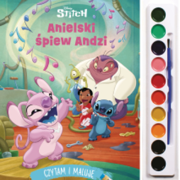 Czytam i maluję. Anielski śpiew Andzi. Disney Stitch
