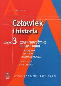 Człowiek i historia. Część 3. zakres rozszerzony. Część 3. Czasy nowożytne do 1815 roku. Podręcznik