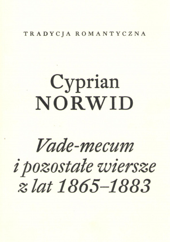 Vade-mecum i pozostałe wiersze z lat 1865-1883