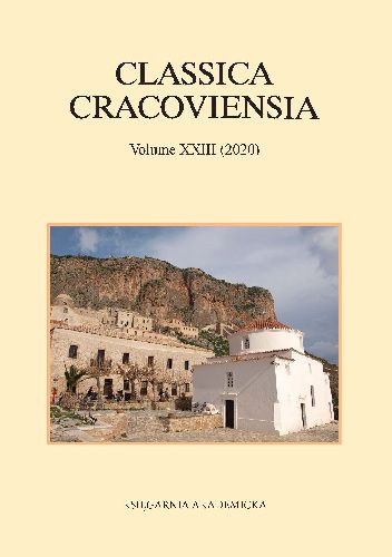 Classica Cracoviensia. Volume XXIII (2020)