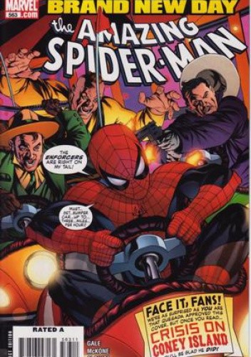 Amazing Spider-Man Vol 1# 563 - Brand New Day: So Spider-Man Walks into a Bar and...