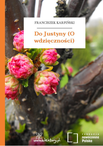 Do Justyny (O wdzięczności)