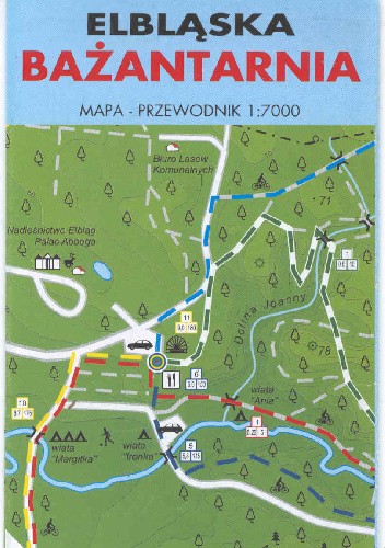 Elbląska Bażantarnia. Mapa - przewodnik