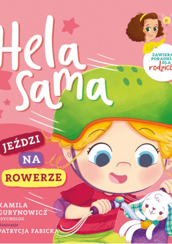Hela sama jeździ na rowerze