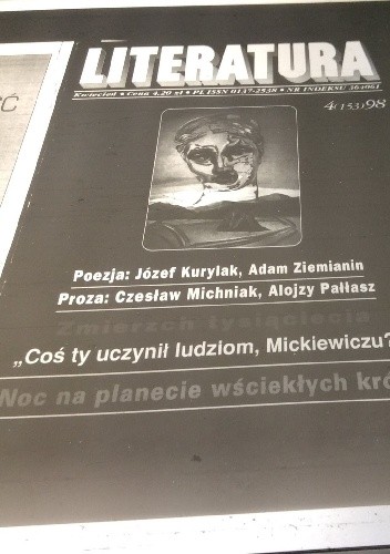 Literatura. Miesięcznik, nr 4/1998 (153)