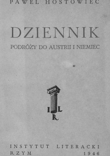 Dziennik podróży do Austrii i Niemiec