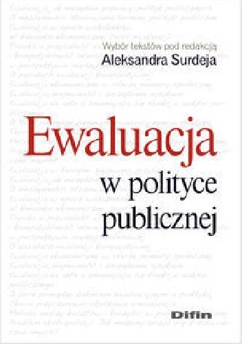 Ewaluacja w polityce publicznej