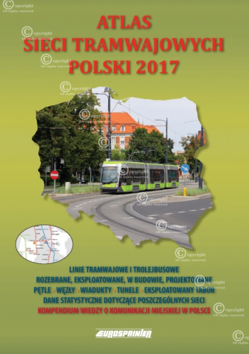 Atlas sieci tramwajowych Polski 2017