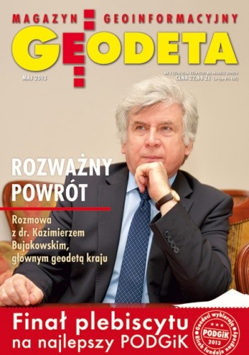Geodeta. Magazyn geoinformacyjny, nr 5 (216) / 2013