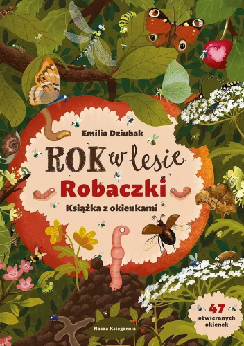 Rok w lesie. Robaczki. Książka z okienkami