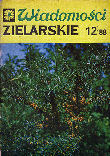 Wiadomości Zielarskie rok 1988 nr 12