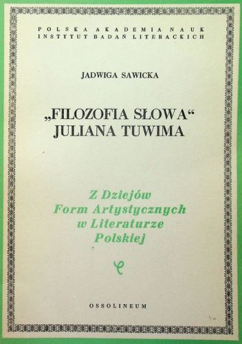 "Filozofia Słowa" Juliana Tuwima