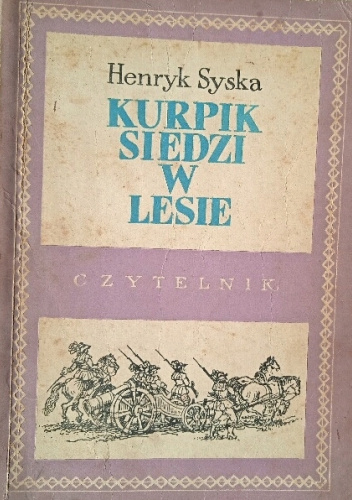 Kurpik siedzi w lesie