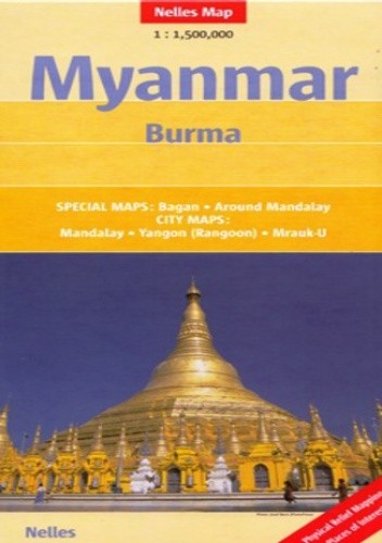 Myanmar (Birma). Mapa Nelles /1:1 500 000