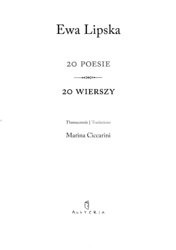 20 poesie. 20 wierszy