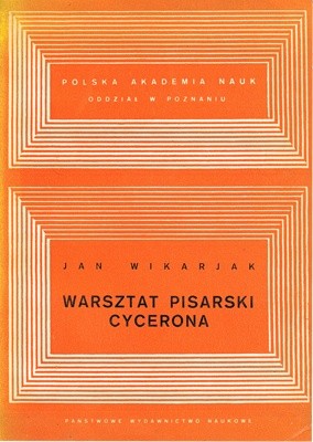 Warsztat pisarski Cycerona