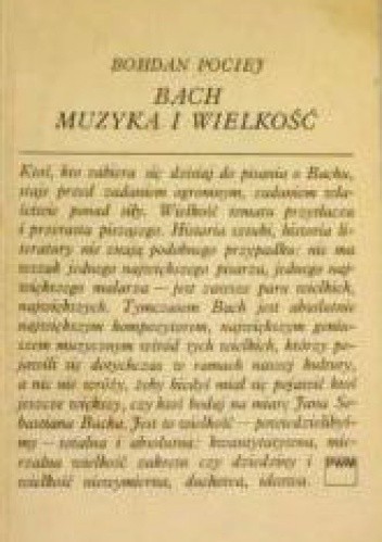 Bach. Muzyka i wielkość