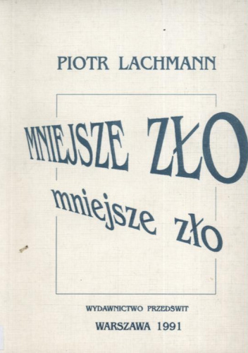 Mniejsze zło