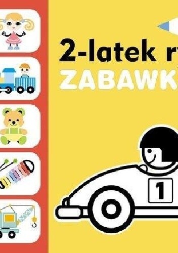 2-latek rysuje. Zabawki