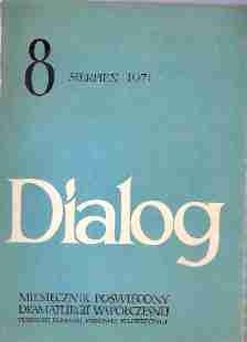 Dialog, nr 8 / sierpień 1971