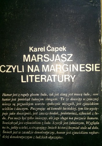 Marsjasz, czyli na marginesie literatury (1919-1931)