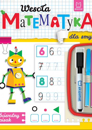 Wesoła matematyka dla smyka Ścieralny pisak