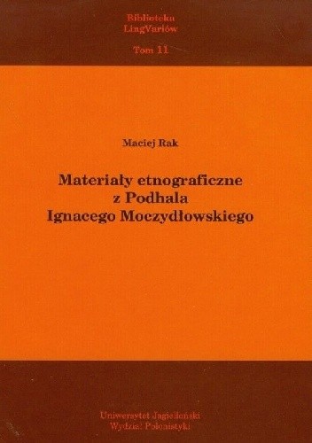 Materiały etnograficzne z Podhala Ignacego Moczydłowskiego