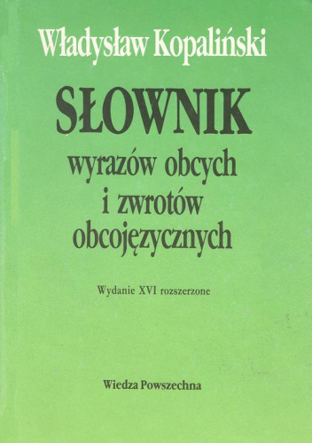 Słownik wyrazów obcych i zwrotów obcojęzycznych