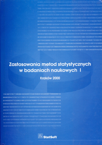 Zastosowania metod statystycznych w badaniach naukowych I