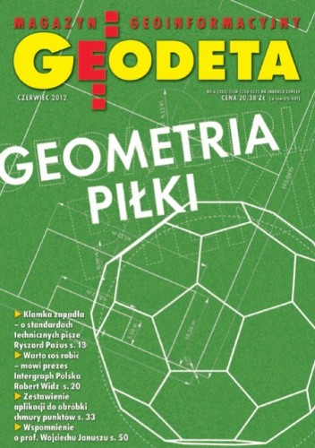 Geodeta. Magazyn geoinformacyjny, nr 6 (205) / 2012