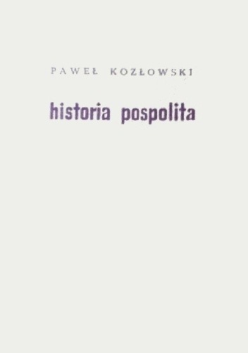 Historia pospolita