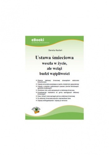 Ustawa śmieciowa weszła w życie, ale wciąż budzi wątpliwości