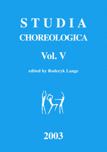 Studia Choreologica Vol. V