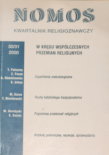 Nomos. W kręgu współczesnych przemian religijnych