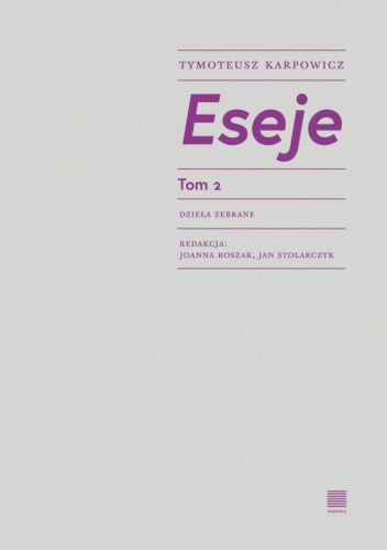 Eseje, tom 2