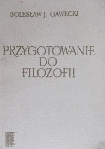 Przygotowanie do filozofii