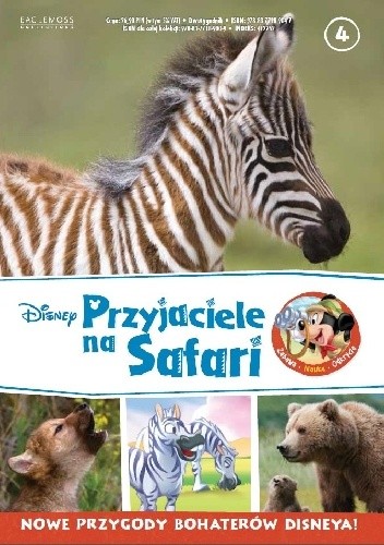 Przyjaciele na Safari. Zebry. Niedźwiedzie grizzly. Wilki szare.