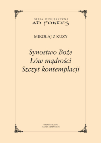 Synostwo Boże; Łów mądrości; Szczyt kontemplacji