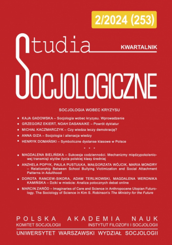 Studia Socjologiczne 2/2024
