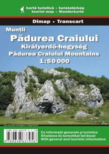 Góry Padurea Craiului. Mapa turystyczna