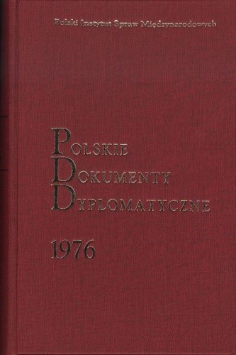 Polskie Dokumenty Dyplomatyczne 1976