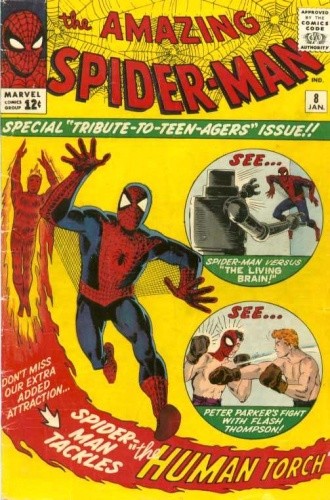 Amazing Spider-Man - #008 - The Terrible Threat of the Living Brain!