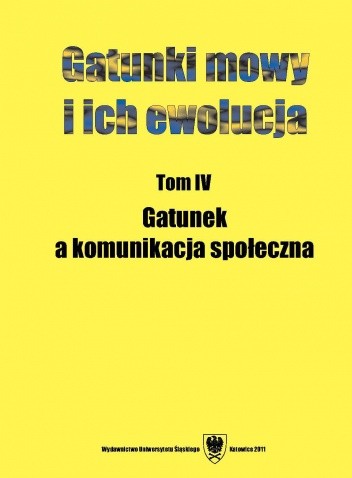 Gatunek a komunikacja społeczna