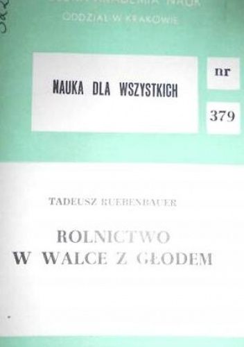 Rolnictwo w walce z głodem