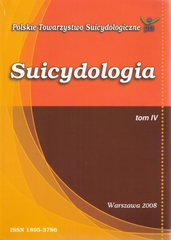 Suicydologia. Rocznik Polskiego Towarzystwa Suicydologicznego, tom IV, 2008