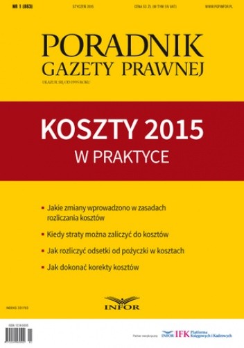 Koszty 2015 w praktyce