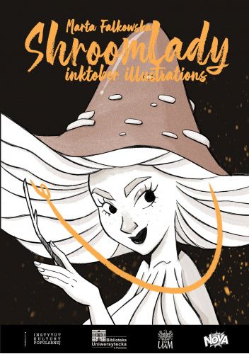 Shroomlady. Inktober Ilustrations